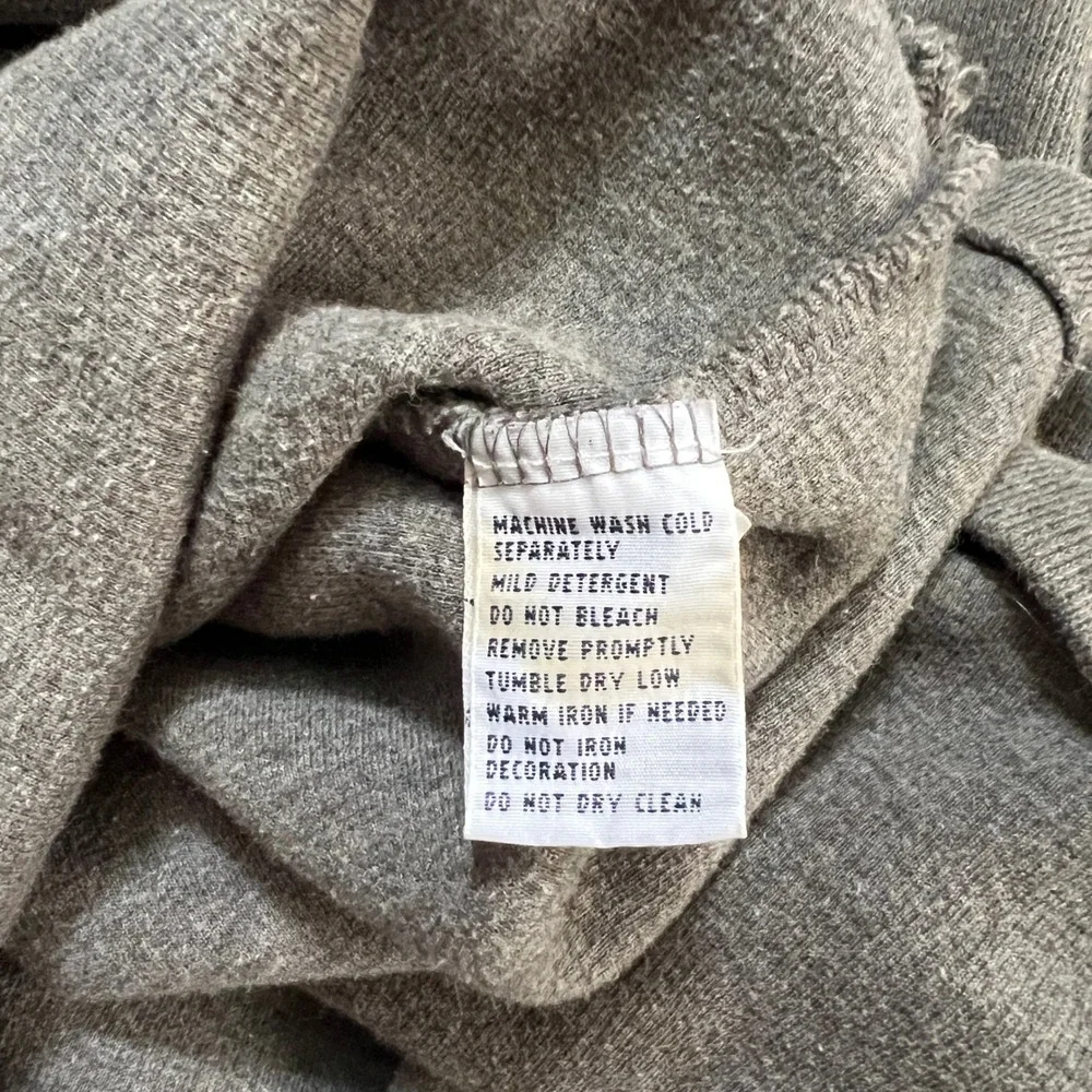 Polo Ralph Lauren Mens Gray 100% Cotton Quarter Zip Pullover Sweater Size L